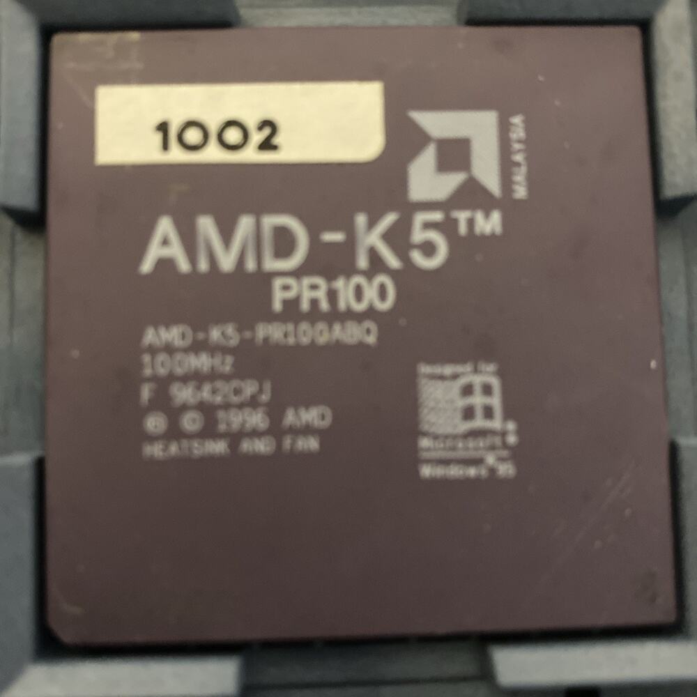 Socket 7 CPU - AMD K5 PR100 - AMD-K5-PR100ABQ - 100MHz (1002)